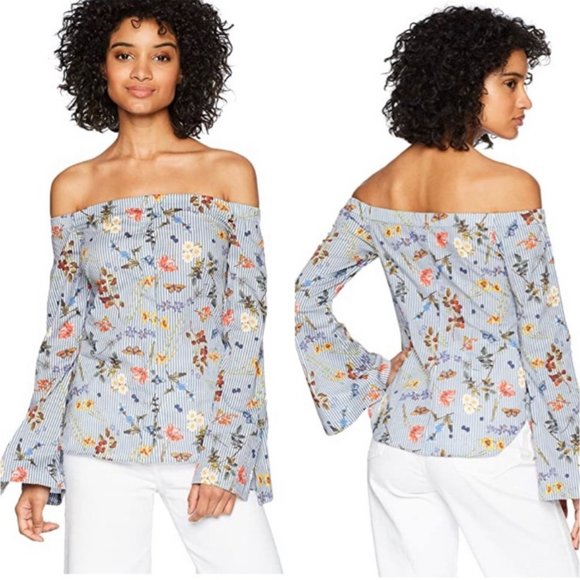 Bailey 44 Tops - Bailey 44 Bell Sleeve Off-The-Shoulder Top M